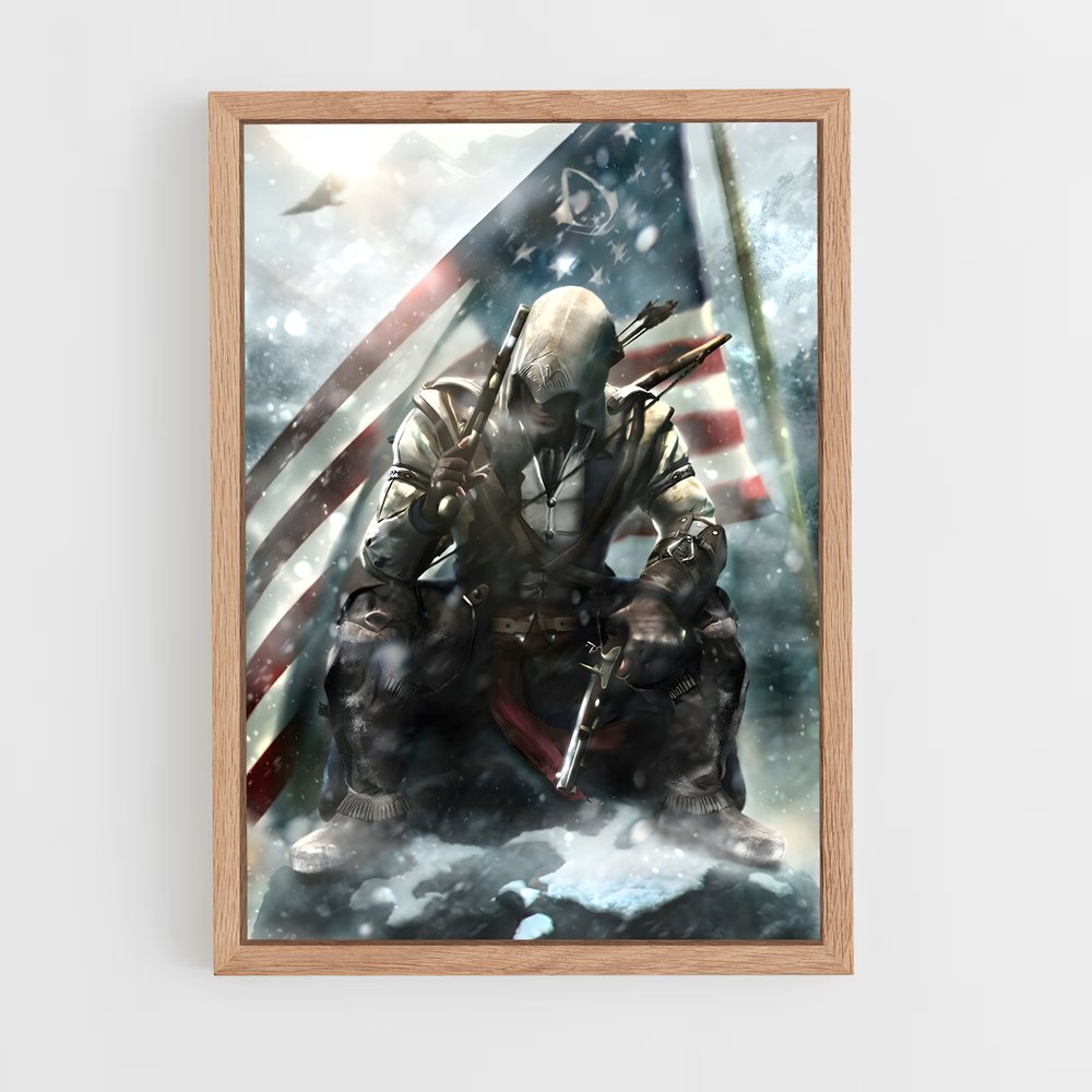 Poster Connor kenway – affiche Assassin's Creed (vue 4)